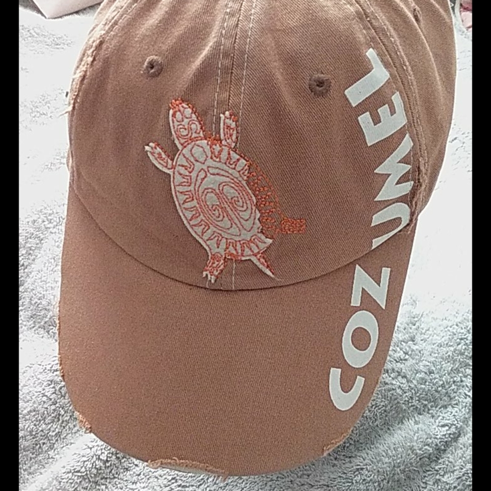 Cap cozumel mex distress adj